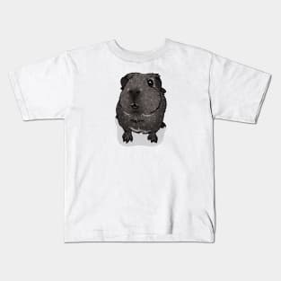 Silver Agouti Guinea Pig Kids T-Shirt